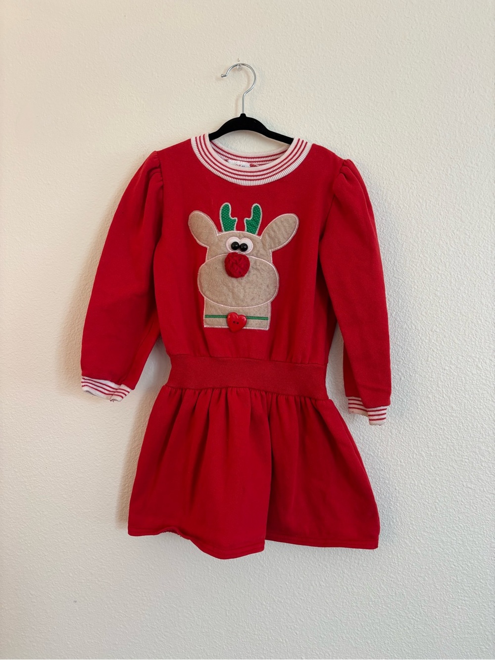 vintage Chandler Original red children's holiday dress size 6